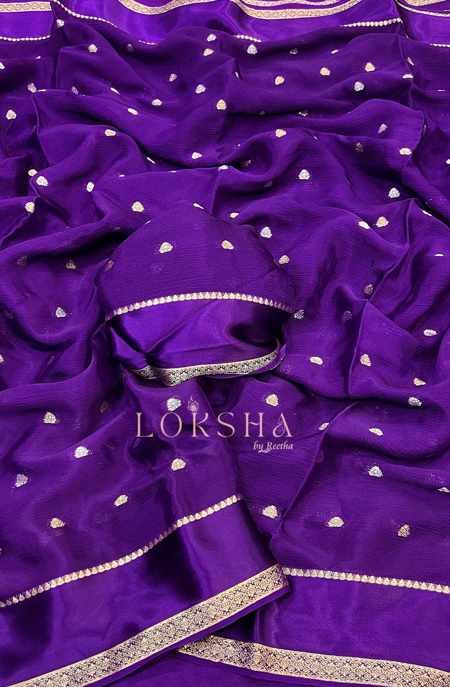 RIYA - Pure Chinon Saree