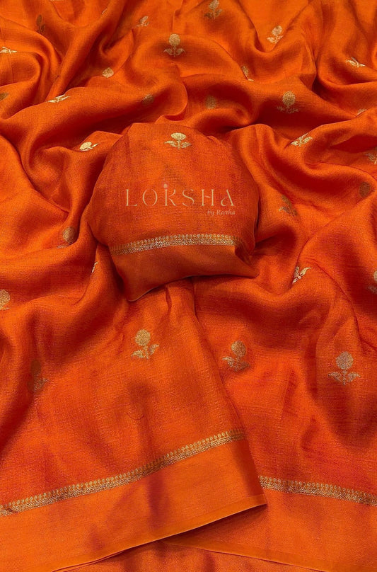 ZIVA - Pure Viscose Khaddi Saree