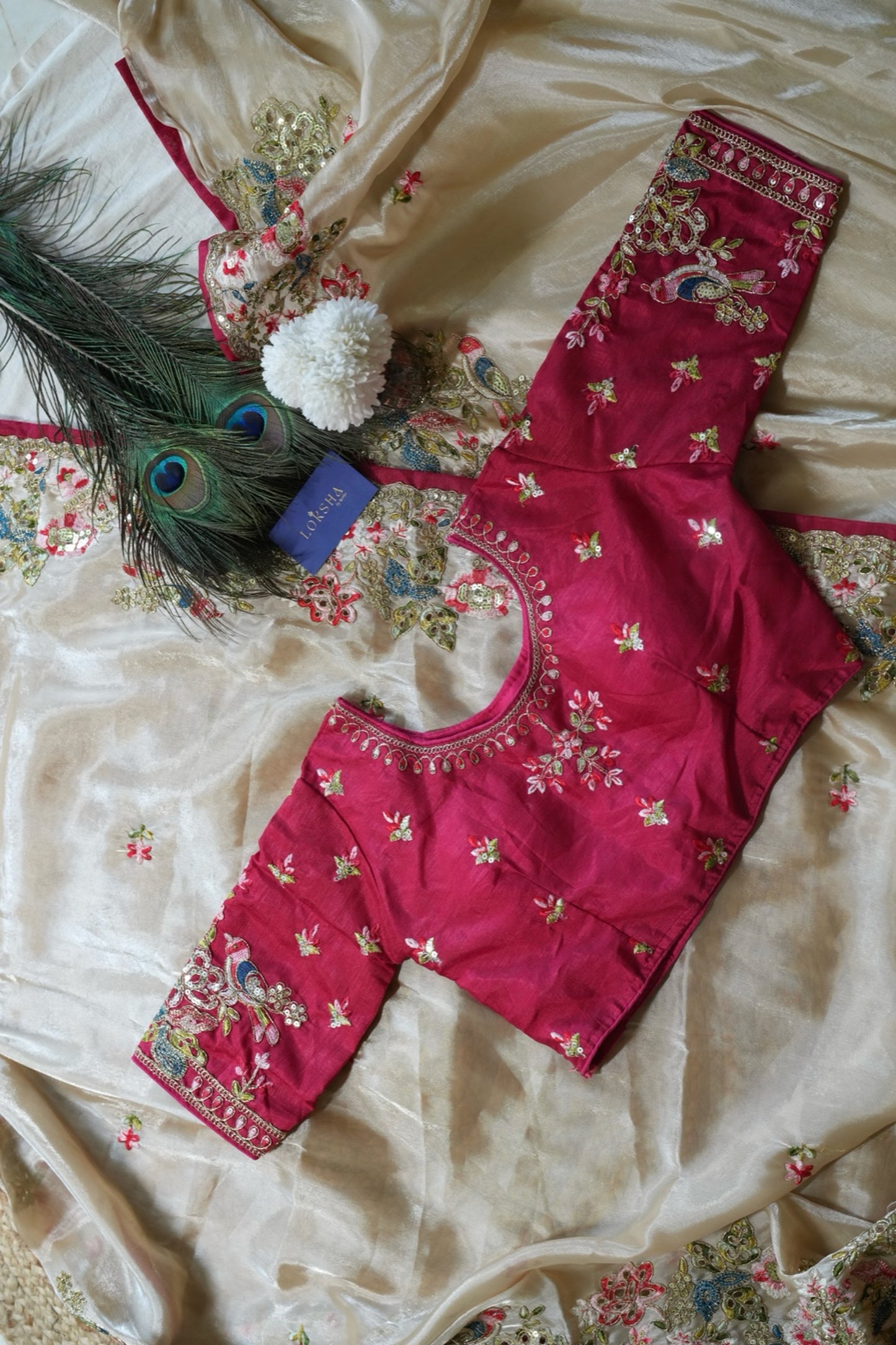 BHOOMIKA - Satin Organza Work Saree