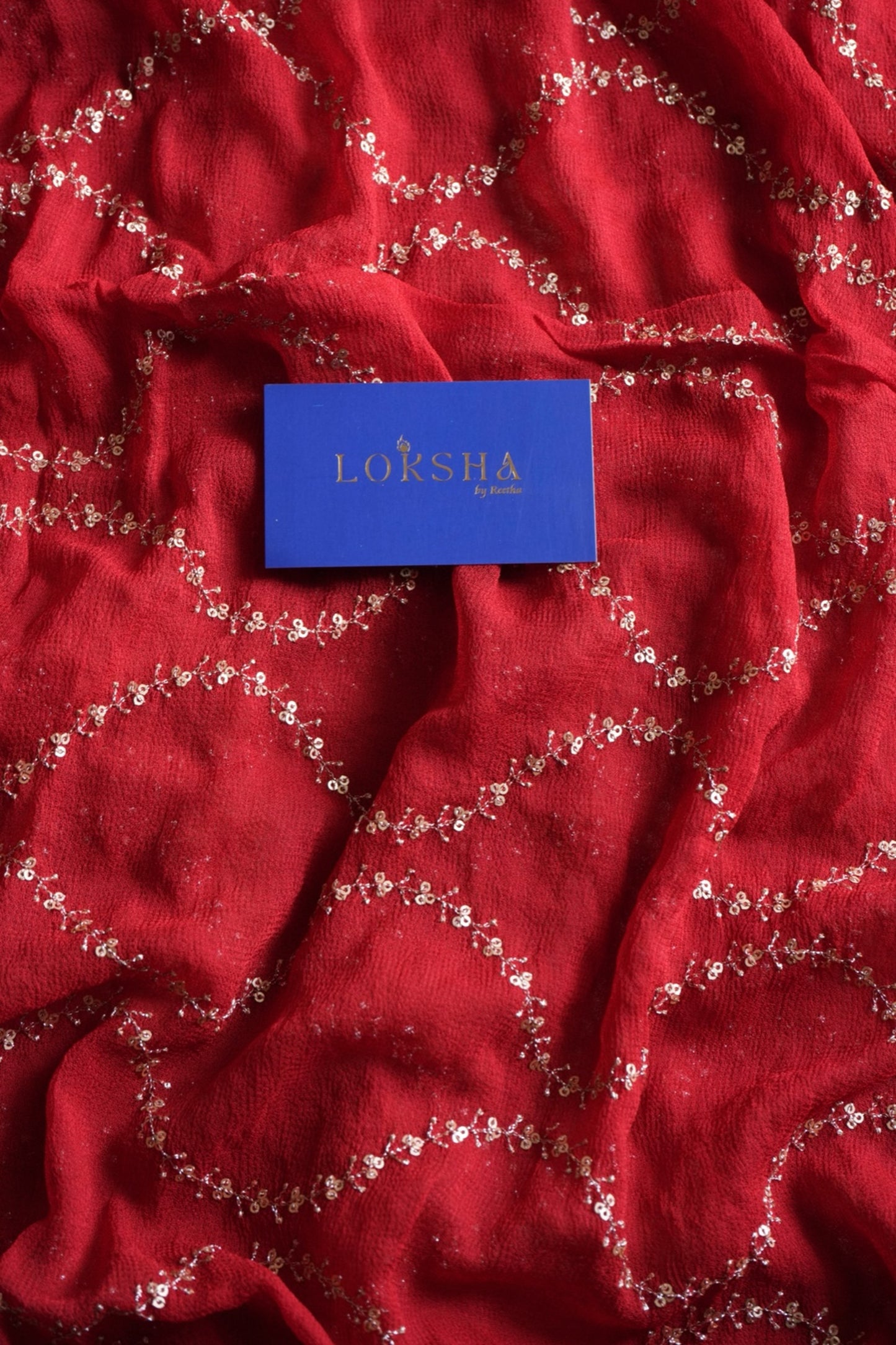 ROSHINI - Pure Viscose Saree (Red)