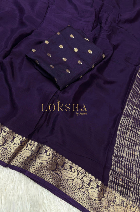 NEHA - Pure Chinnon Saree