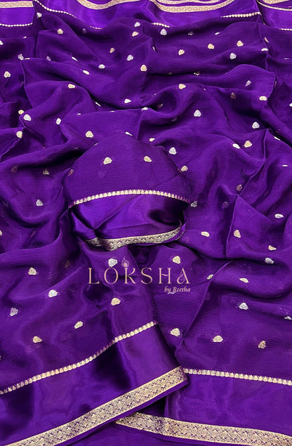 RIYA - Pure Chinon Saree
