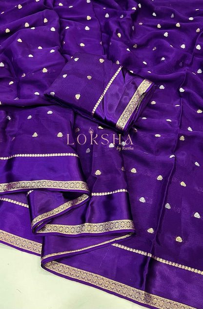 RIYA - Pure Chinon Saree