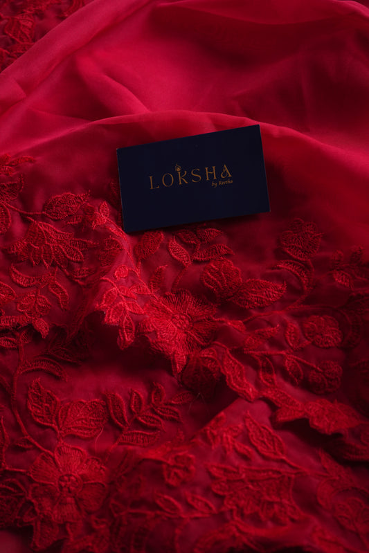 LORA - Satin Organza Saree
