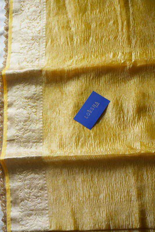 SWARNIKA - Crush Tissue Saree