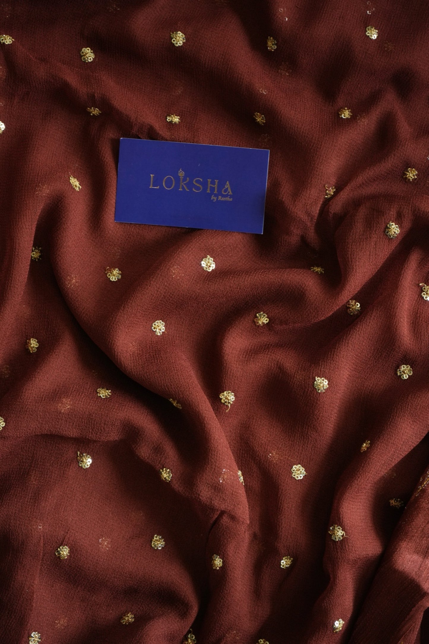 SONIA - Pure Viscose Saree (Chocolate)