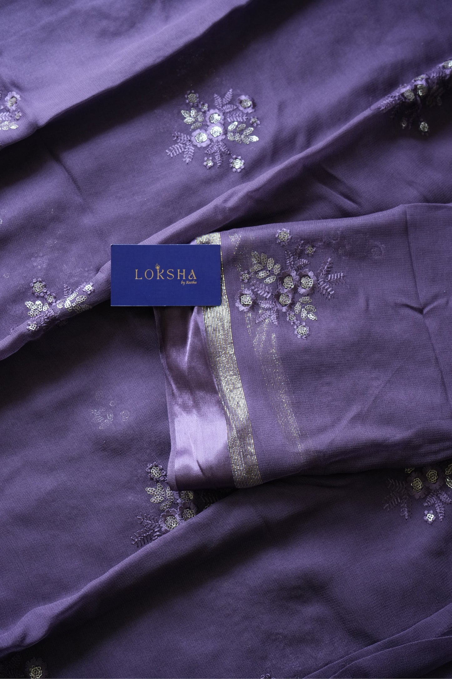 TARA - Pure Viscose Saree (Lavender)